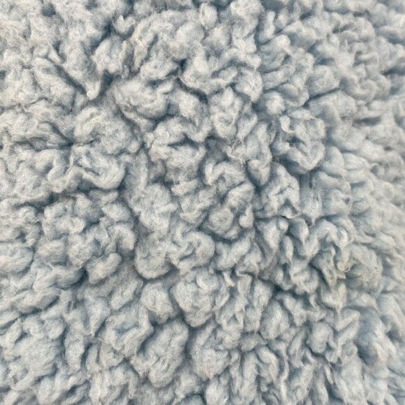 Urban Outfitters Shearling Fleece Full Zip Pockets Blue Size Small S - Picture 10 of 15